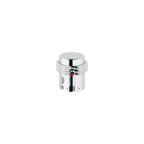 GROHE Clova - Temperaturwählgriff (Original Ersatzteil, Langlebig, Robust, Herstellergarantie: 5 Jahre), Chrom/Mattchrom, 47256IP0