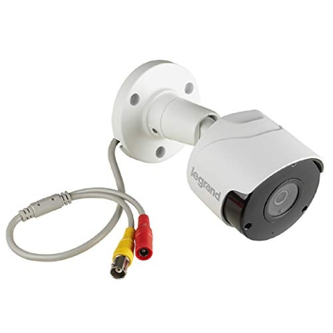 LEGRAND, Außenkamera, Day & Night Farbkamera, Erweiterung für Sprechanlagen-Sets, 80° Blickwinkel, Wetterfest (IP66), Sicherheitskamera, LED, Nachtsicht, Innen & Außen, inkl. Netzgerät & Kabel, 369401