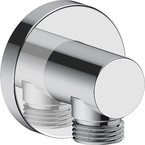 Duravit Wandanschlussbogen, rund, UV06300080, Farbe: Chrom