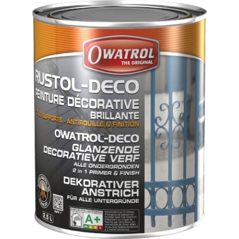 Owatrol-DECO-Dekorativer Anstrich für alle Untergründe,Gebindegrösse 2,5 Liter,Farbton braun