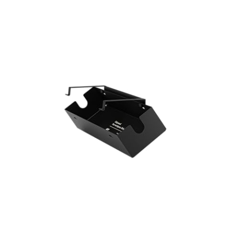 Oakywood - Untertisch Kabelmanagement - Kabelkanal Schwarz für Schreibtisch, Tisch, Stehpult - Aufklappbar, aus Metall - 15,5x60x10cm - Schwarz