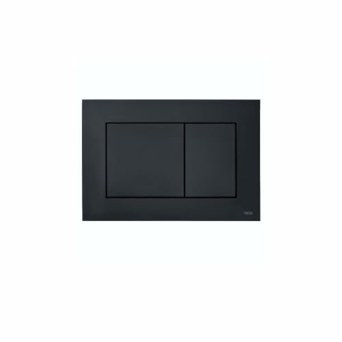 TECE 9240407 TECEnow WC-Betätigungsplatte, schwarz matt, 220 x 150 x 5 mm