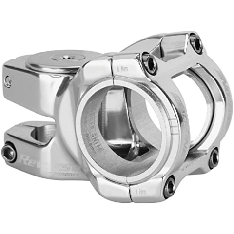 Reverse Black ONE Titanium D-2 Vorbau Ø31,8/35mm silber