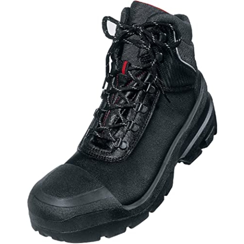 Uvex Quatro Pro Arbeitsschuhe - Sicherheitsstiefel S3 SRC - Schwarz, Größe:40