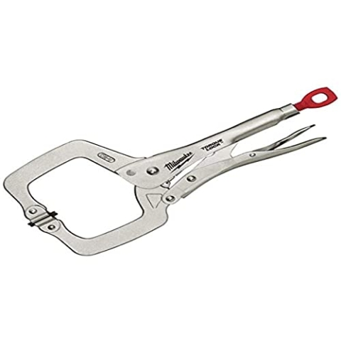 Milwaukee Drehmomentschloss, Schraubzwinge mit drehbaren Pads, 280 mm