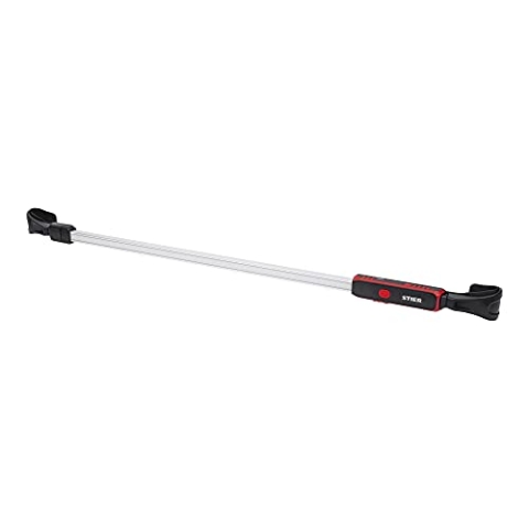 STIER Akku COB LED Motorhauben Lampe, klappbar mit 1000 Lumen und einer Leuchtdauer von 6h, 2 Leuchtstufen, Motorhaubenleuchte, Werkstattlampe, Motorraumleuchte, Arbeitslampe, Stableuchte