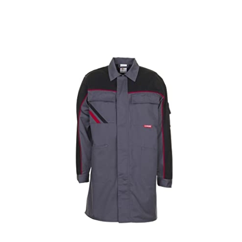 Planam Highline Herren Berufsmantel schiefer schwarz rot Modell 2352 Größe 42