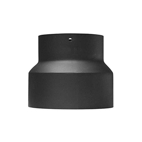 Abgassysteme Rauchrohr - Ofenrohr - Reduzierung, Farbe:schwarz;Größe:von 200 mm auf 150 mm