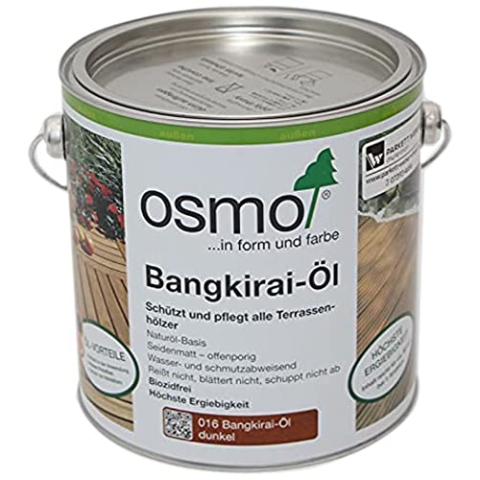 OSMO Terrassen-Öl Bangkirai dunkel 016 2,5 Liter