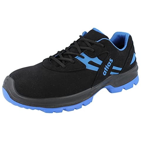 Atlas Unisex 20900s344 Atlas Halbschuh Flash 5405 ESD S3 W 10 Gr 44, Blau Schwarz, 44 EU