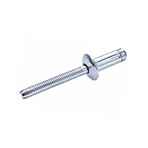 GOEBEL® - 250 x Hochfeste Blindnieten Stahl (Ø x L) 6,4 x 12,0 mm mit Flachkopf - Niete mit gerilltem Nietdorn - Hochfeste Nieten - H-LOCK