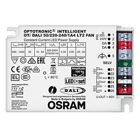 OSRAM OTI DALI 50/220-240/1A4LT2FANDIMVS20
