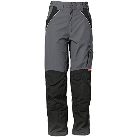 Planam 2516056 Plaline Bundhose, Schiefer/Schwarz, Größe 56