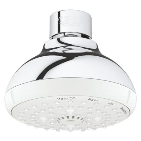 Grohe Tempesta 100, Kopfbrause, 4 Strahlarten, Chrom, 27606001
