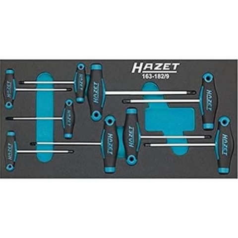 Hazet T-Griff Torx Schraubendreher-Satz, 163-182/9