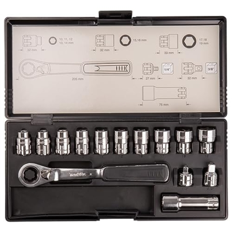 Makita B-65595 Durchgangs-Steckschl. 14tlg