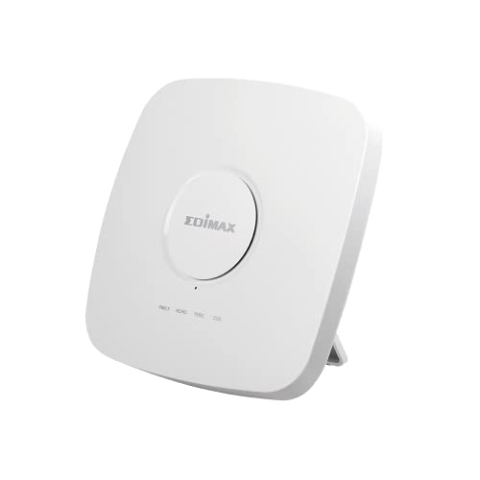 Edimax AI-2002W - EdiGreen Home: 7-in-1 Lösung für Messungen der Luftqualität im Innenbereich mit PM2.5, PM10, CO2, TVOC, HCHO, Temperatur und Luftfeuchtigkeitssensoren