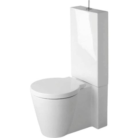 Duravit Starck 1 Stand WC für Kombination Weiß Hochglanz 640mm