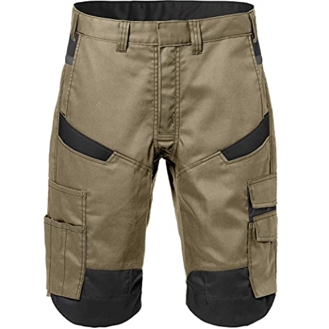Fristads Fusion Shorts 2562 STFP 129530 Khaki/Schwarz Cordura Verstärkung an der Unterseite der Shorts Größe C54