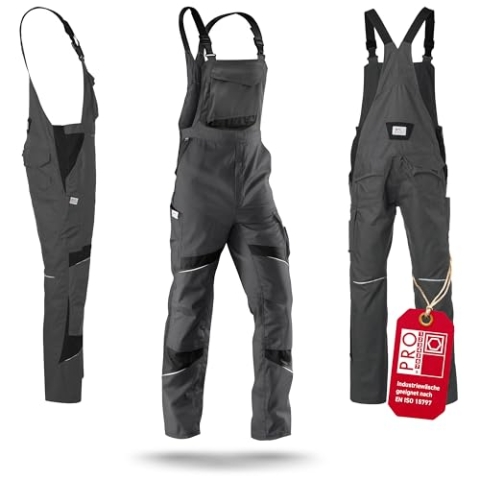 KÜBLER Workwear ACTIVIQ Latzhose | Arbeitslatzhose Herren | Latzhose Herren Arbeitshose | Arbeitskleidung Herren | Arbeitslatzhosen Männer | Arbeitskleidung für Handwerk & Industrie | PSA2 | OEKO-TEX