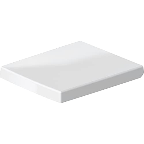 Duravit WC-Sitz Vero, Toilettendeckel mit Absenkautomatik, Klodeckel aus Urea-Duroplast, mit Edelstahl Scharnieren, Weiß
