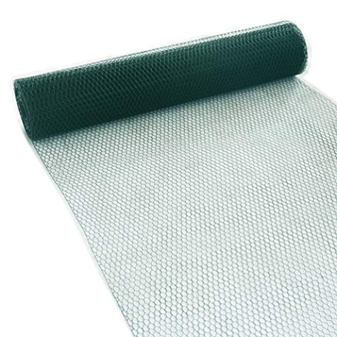Garmix Sechseckgeflecht Grün 13mm 25mm 0,8mm 1mm Kaninchendraht Maschendraht (13mm 50m 50cm 0.8mm)