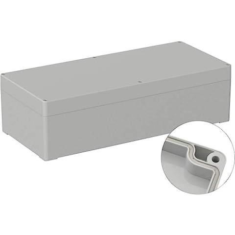 TRU COMPONENTS BOX4U TC-9065720 Universalgehäuse 360x160x100 ABS lichtgrau (RAL 7035) 1 Stück