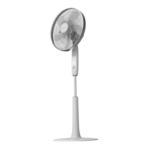 Cecotec Standventilator EnergySilence 1010 ExtremeConnected. 16" mit 60W Kupfermotor und Timer, 6 Geschwindigkeiten, 3 Modi, Fernbedienung, LED-Anzeige, Oszillation, höhenverstellbar, 10 Flügel