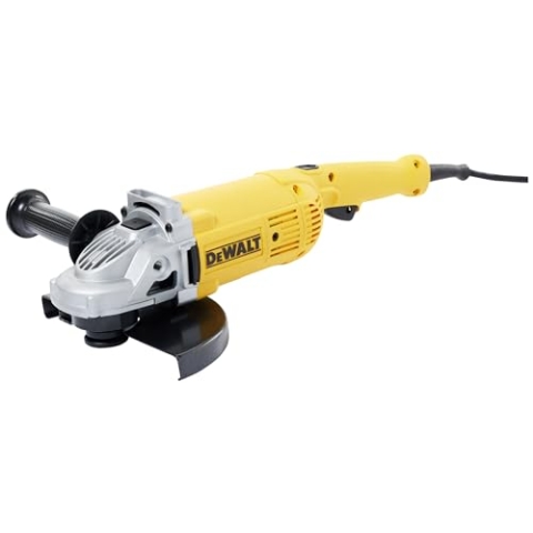 Dewalt 2.200 W 230 mm Winkelschleifer DWE492 (leistungsstarker Motor, Sanftanlauf, Schutzhaube, Zusatzhandgriff, Spindelarretierung)