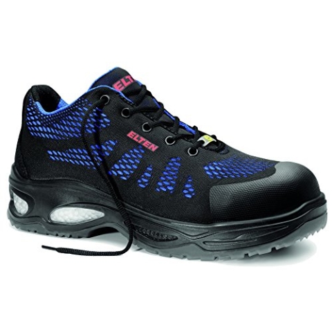ELTEN Herren Logan Blue Low ESD S1 Sicherheitsschuhe, Blau, 45 EU