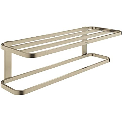 GROHE Selection | Essentials - Multi-Badetuchhalter | Verdeckte Befestigung | nickel gebürstet | 41066EN0