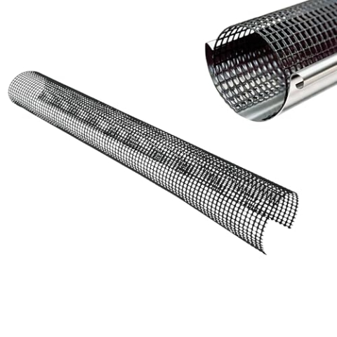 10 x siwitec Dachrinnen Laubschutz für Regenrinnen 100-125 mm, 148 cm lang, Typ R 172/0, 5x8 mm Maschen, individuell kürzbar, UV-beständig, einfache Montage, sauber & laubfrei