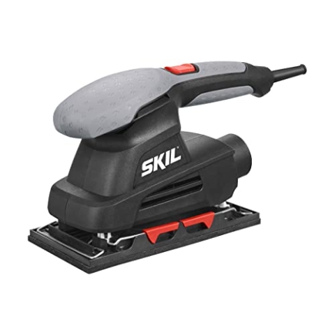 Skil Schwingschleifer 7338 AA (ergonomisches Design, geräusch- und vibrationsarm; Schleiffläche: 92 x 185 mm) F0157338AA