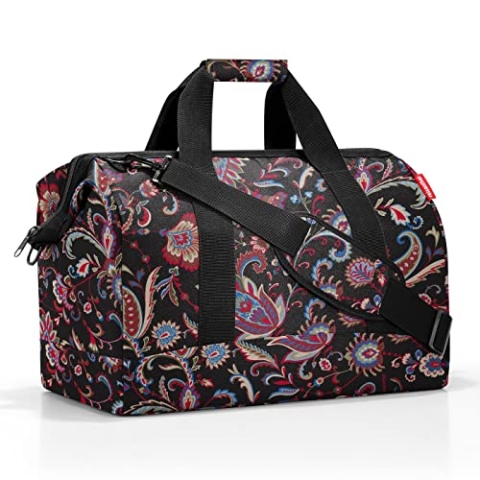 reisenthel allrounder L paisley black Vielfältige Doktortasche zum Reisen, für die Arbeit oder Freizeit Mit funktional-stylischem Design