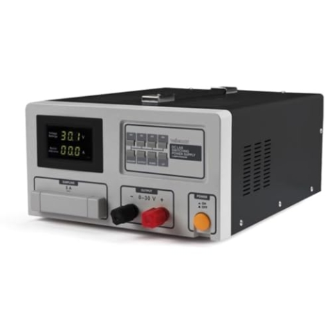 Velleman Labornetzgerät, Schaltnetzteil, einstellbar, 0-30 VDC/0-60 A, Strombegrenzung, kurzschlussfest, LCD-Anzeige, Grau