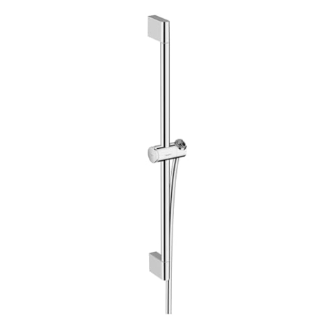 hansgrohe Brausestange Pulsify S 65 cm mit Push Handbrausehalter und Isiflex Brauseschlauch 160 cm, Chrom