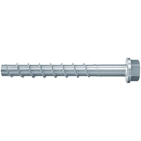 fischer UltraCut FBS II 14x210 145/125/95 US Sechskant, leistungsstarke Betonschraube für den Innenbereich, zur sicheren Befestigung in Beton & Mauerwerk, galvanisch verzinkt, 10 Stk.