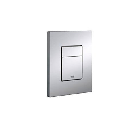 GROHE Skate Cosmopolitan - Abdeckplatte (mit Anti-Fingerprint Oberfläche, für pneumatisches Ablaufventil) Titanium, 38732BR0