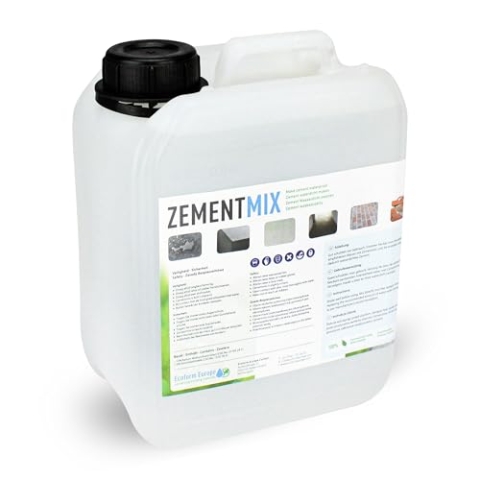 Ecoform Zementmix - Betondichtmittel für WU Beton - flüssigkeitsdichten Beton - Frostschutz & wasserdichten Mörtel Für den Innen- und Außeneinsatz - 25 Liter