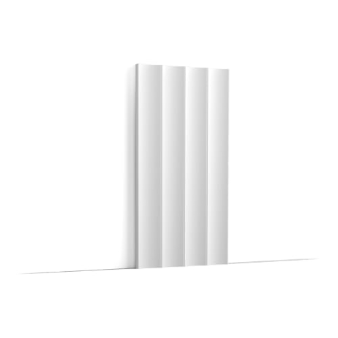 3D Wandpaneel Orac Decor W114 MODERN VALLEY XL Wandpaneel Zierelement modernes Design weiß 2 m