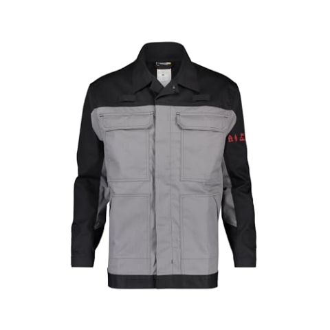 DASSY® Kiel Multinorm Arbeitsjacke - Größe L - GRAPHITGRAU/SCHWARZ