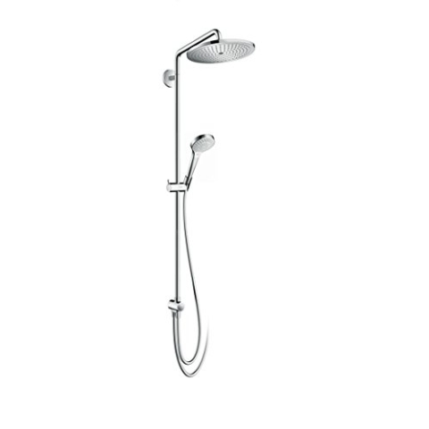 hansgrohe Croma Select 280 Air wassersparendes Reno Duschsystem, 4 Strahlarten, Chrom