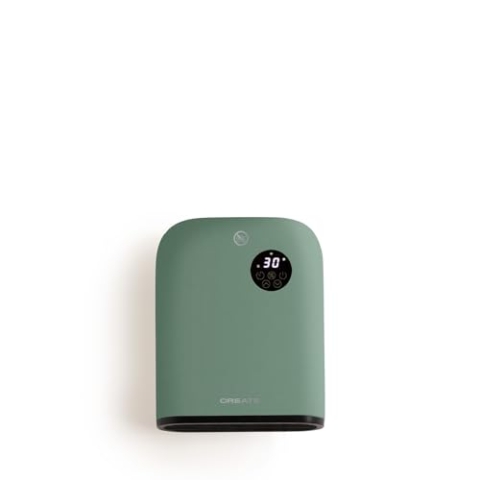 CREATE/WARM WALL/Wand- oder Bodenheizung mit WLAN, Salbeigrün/App-Steuerung, bis zu 20m², Öffnungserkennung, Kippschutz, 3 Modi, LCD-Display, 2000W