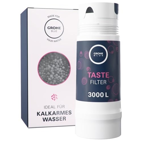 GROHE Blue - Aktivkohlefilter (L-size, Kapazität von 3000L, reduziert geschmacksstörende Stoffe), 40547001