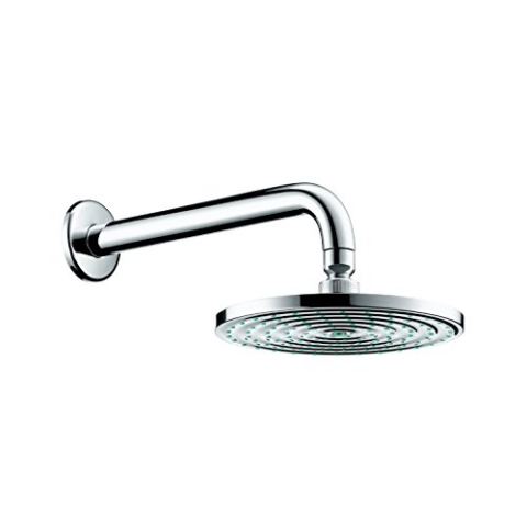 hansgrohe Raindance S 240 Air wassersparender Duschkopf, Kopfbrause für Wandmontage, Chrom, 1 Strahlart (RainAir) mit Wassersparfunktion