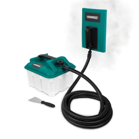 VONROC Tapetenlöser 2300 W – 4,5 l – 4 m langer Schlauch, Spachtel für Wände (2300W - 4,0m)