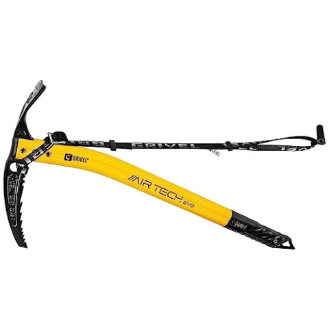 GRIVEL Air Tech Yellow Eispiolet mit langem EVO, 66 cm, CE-Hocker, Unisex, Erwachsene, Größe 66