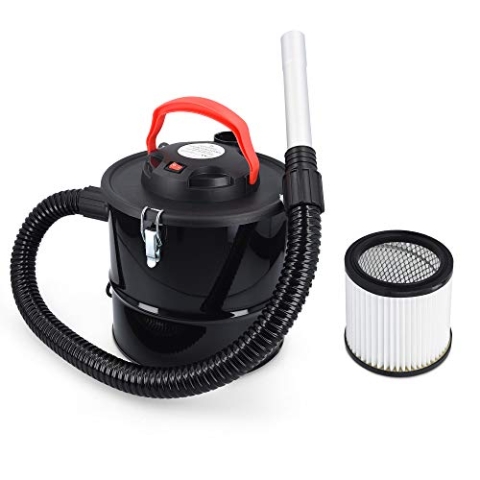 Navaris Aschesauger 10L mit Filter 800W - Asche Staubsauger für Kamin BBQ Grill Ofen - Kaminsauger Aschestaubsauger Kaminstaubsauger