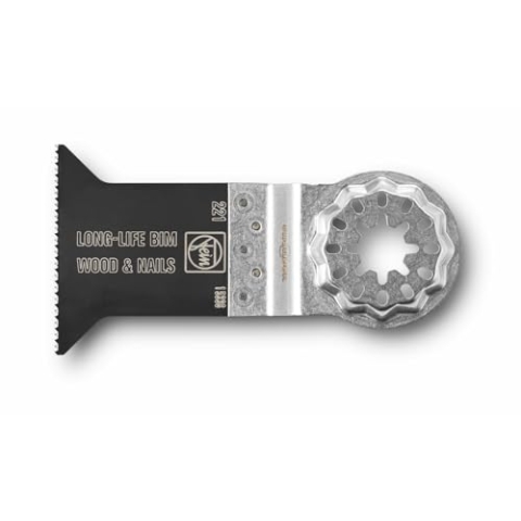 FEIN E-Cut Long-Life-Sägeblatt, Ve. 10 St., Breite 32 mm, Länge 90 mm, Aufnahme Starlock Max, Bi-Metall mit geschränkter Holzverzahnung