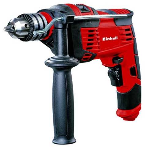 Einhell Schlagbohrmaschine TC-ID 1000 E (1010 W, Bohrleistung Ø Holz 32 mm, Beton 16 mm, Metall 13 mm, Metall-Tiefenanschlag, robustes Zahnkranzbohrfutter)